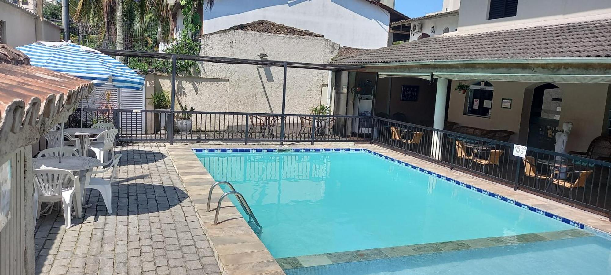 Pousada Parque Suites Estacionamento E Piscina Guarujá Exterior foto